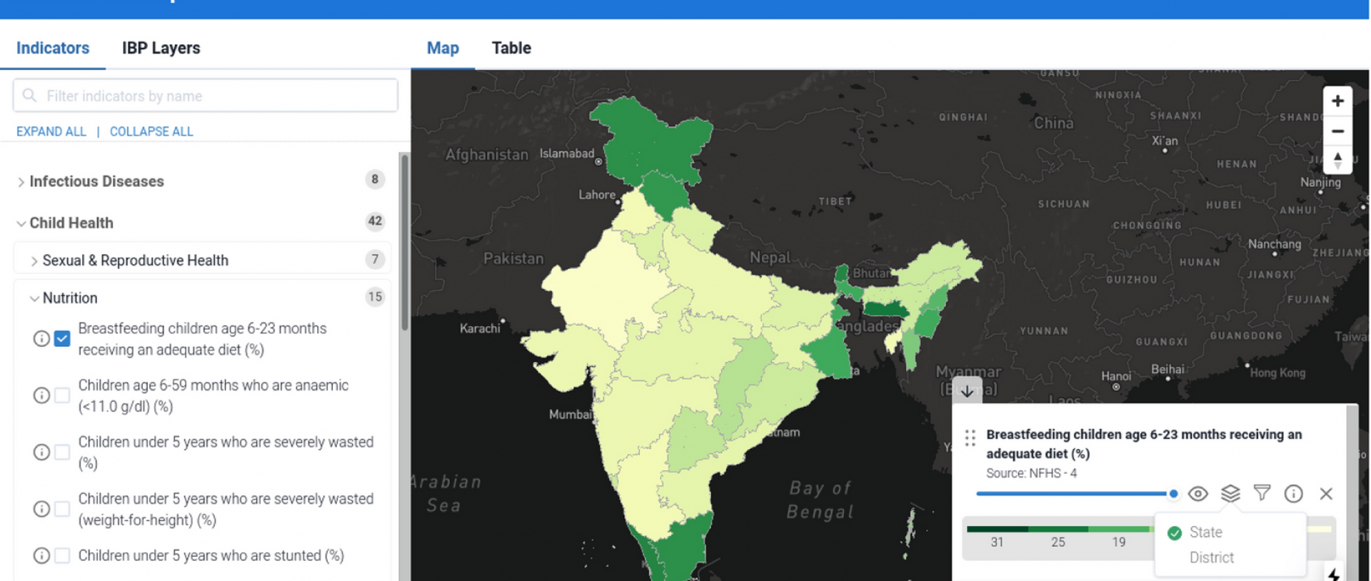 Health Heatmap of India: An Open Data Platform
